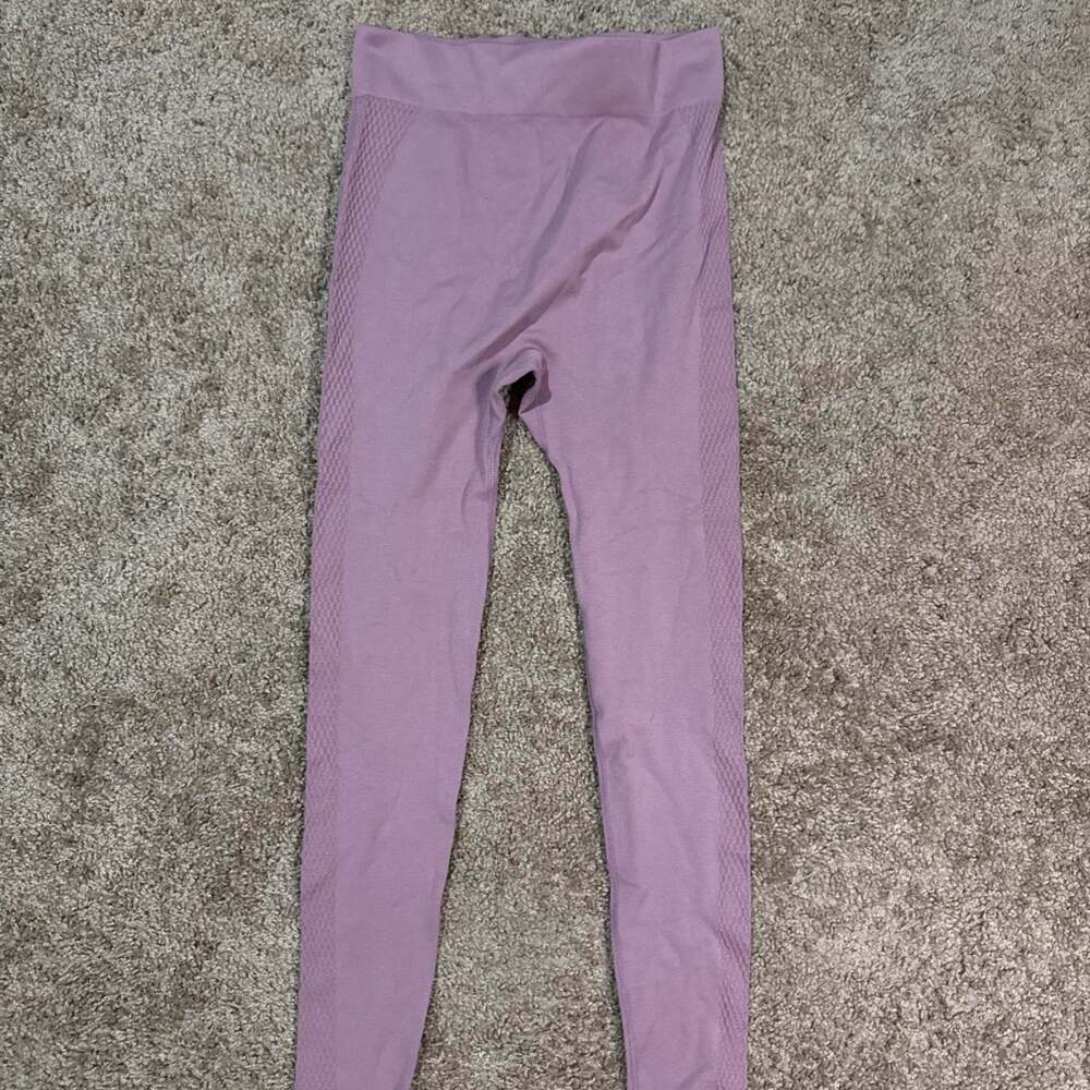 Purple nova sport leggings with